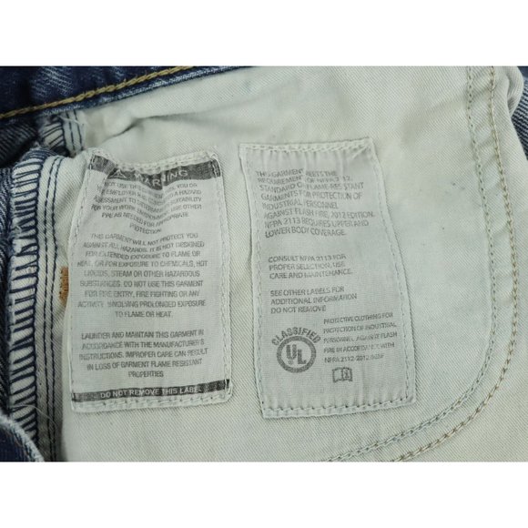 Carhartt FR Jeans Mens 38x32(Actual 38x30)ARC 2 Denim Blue Flame Resistant Pants - Picture 11 of 11